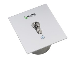 Berner Minischlüsseltaster UP SLü?Ã?24/2 Montage Unterputz 2 Schließkontakte 