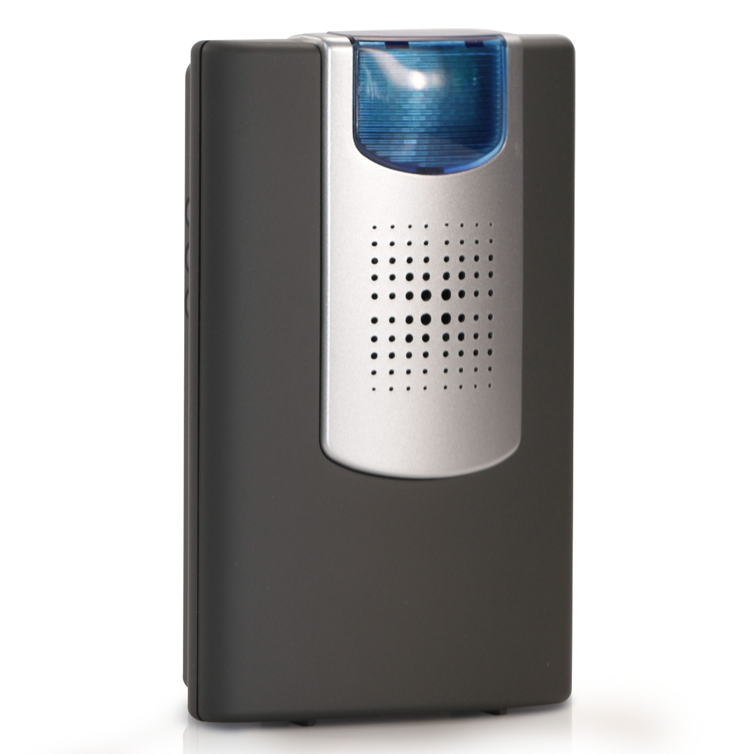 HEIDEMANN Funkempf&auml;nger Set HX Flashlight - Erweiterbare Klingel - mit optischem Blitzsignal- Funk Klingel Empf&auml;nger - HX T&uuml;rklingel - schwarz 