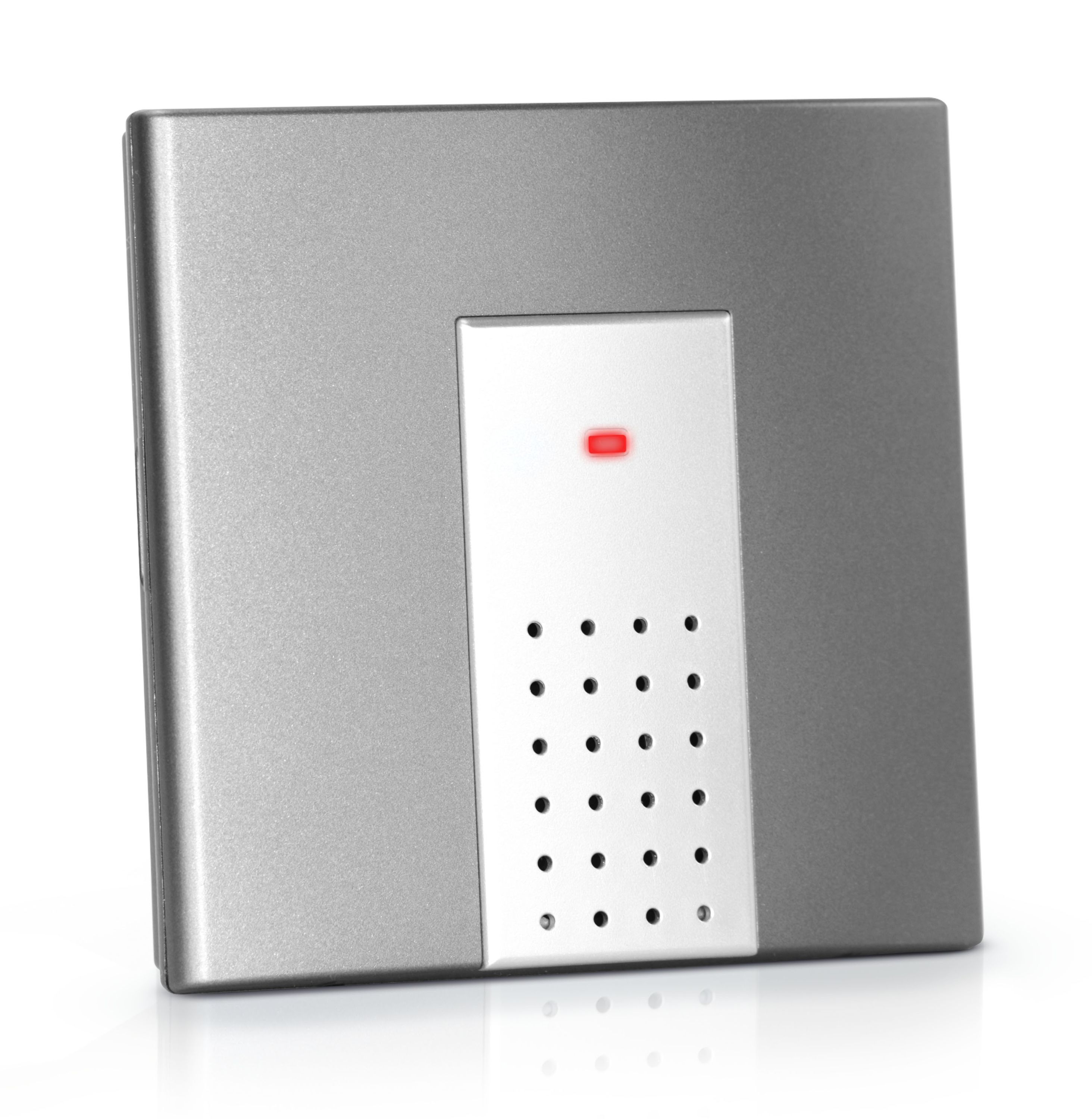 HEIDEMANN Funkempf&auml;nger HX Square - Erweiterbare Klingel - Batteriebetrieben - Funk Klingel Empf&auml;nger - HX T&uuml;rklingel - anthrazit 