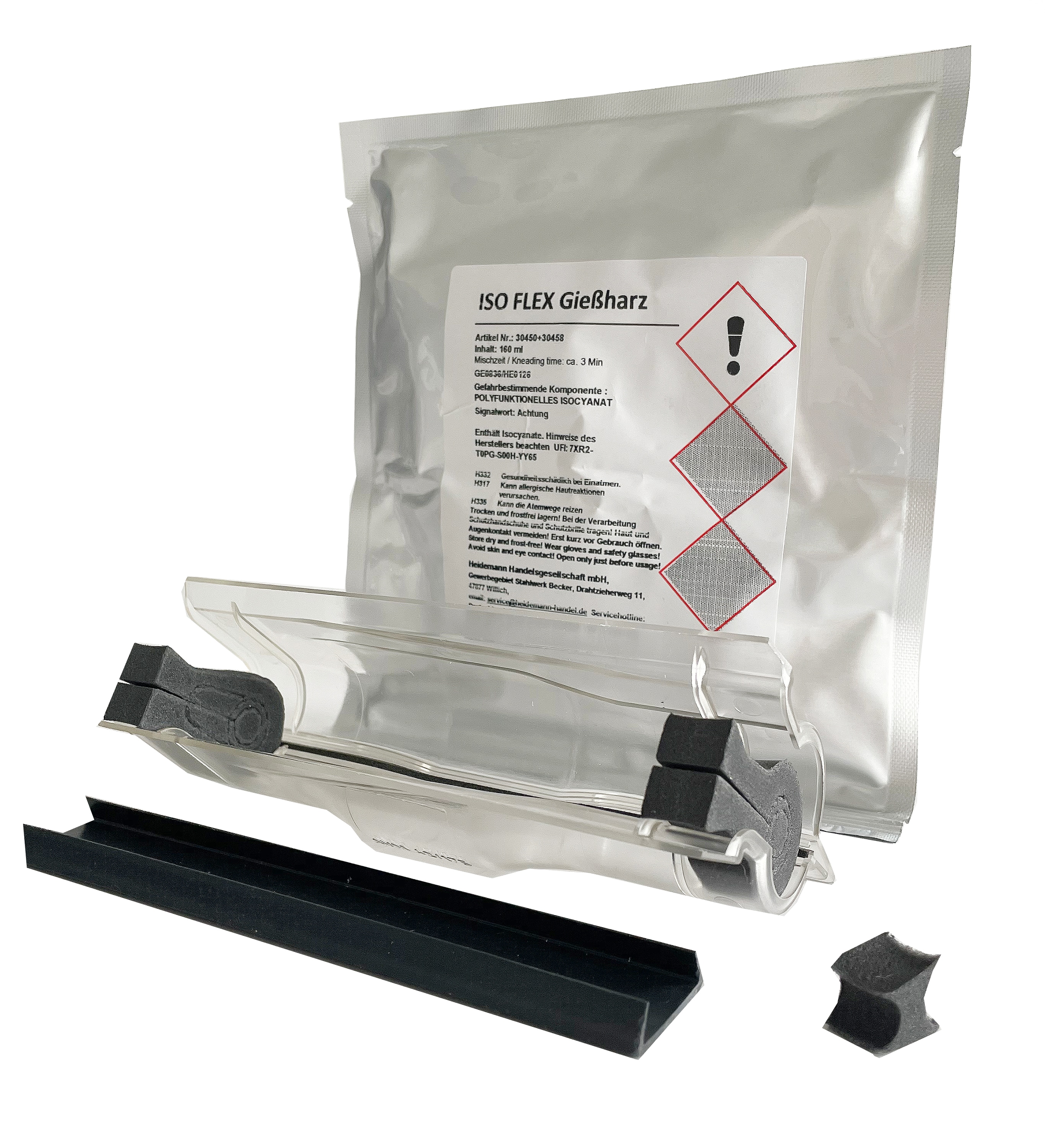 Heidemann ISO FLEX Gie&szlig;harz-Set Abzweig- und Verbindungsmuffe 160 ml 