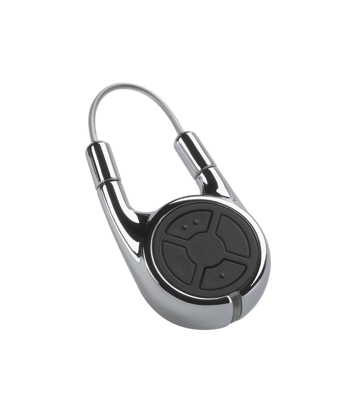 H&ouml;rmann Handsender HSD2 868-BS chrom SW-Europa 2 Tasten mit Schl&uuml;sselring 436775 