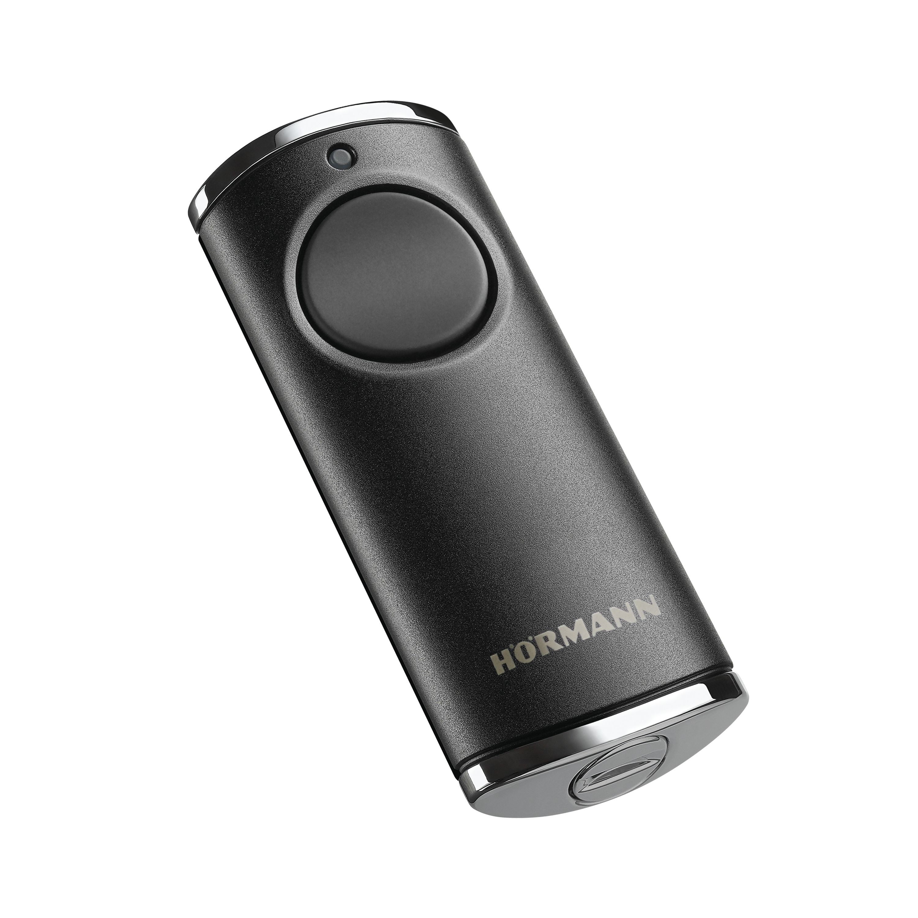 H&ouml;rmann Handsender HS1 868-BS, 1-Befehl, chrom schwarz, 868 MHz, BiSecur 