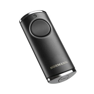 Hörmann Handsender HS1 868-BS, 1-Befehl, chrom schwarz, 868 MHz, BiSecur 
