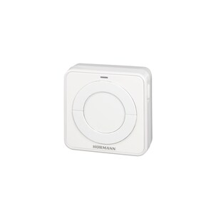 Hörmann Wandtaster, Funk Innentaster FIT 2-1 BS - für 2 Funktionen, 8x8x4,5 cm 