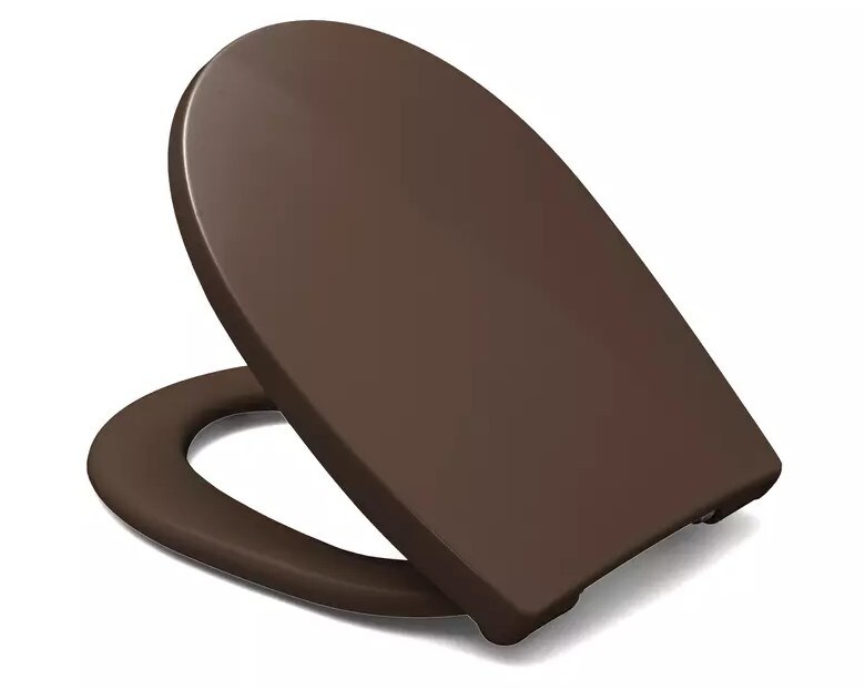 Hamberger WC-Sitz Passat Toilettensitz mit SoftClose, Farbe balibraun 