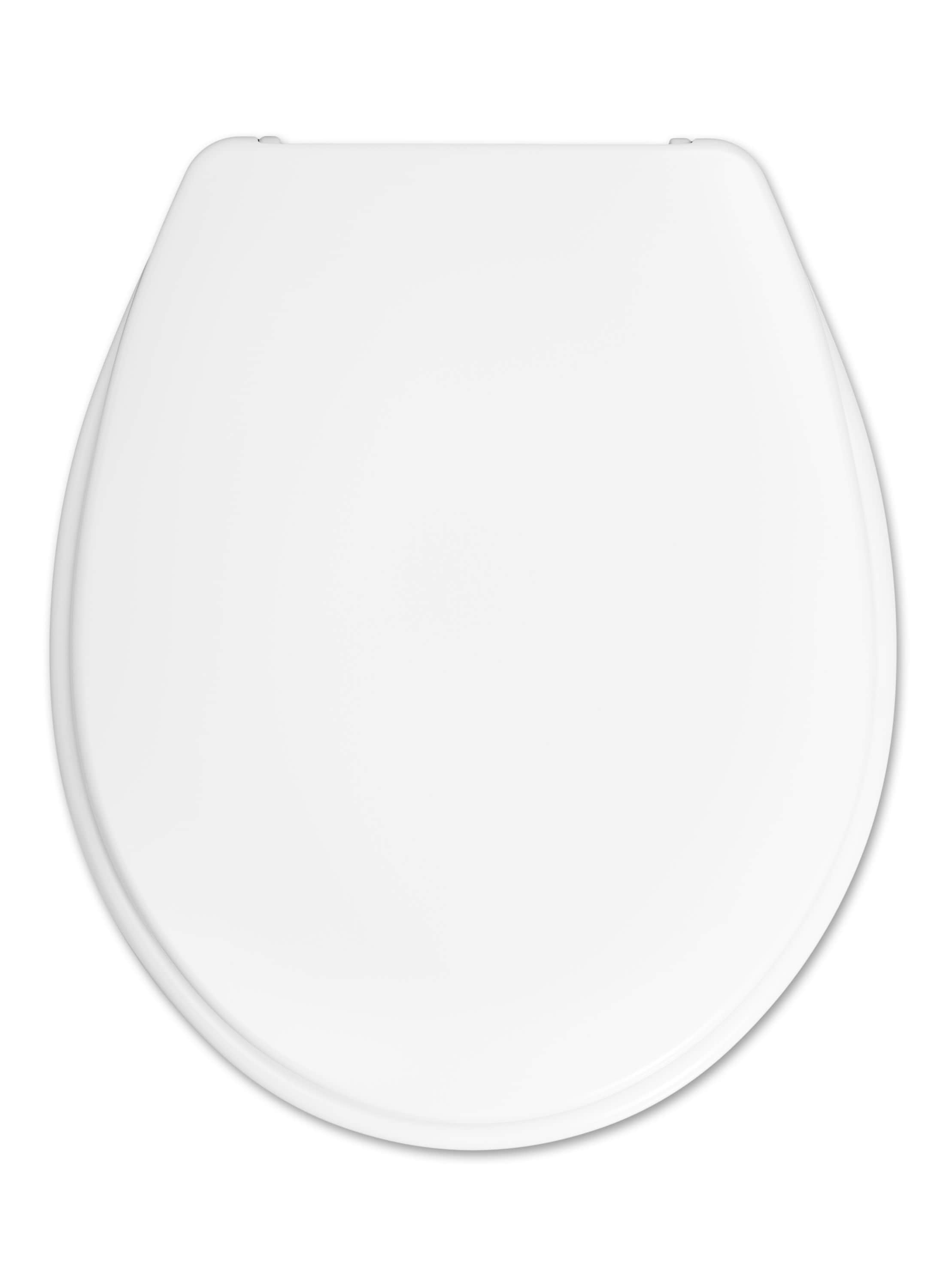 Hamberger WC-Sitz Toilettensitz Kunststoff mit Deckel wei&szlig; - 522360 