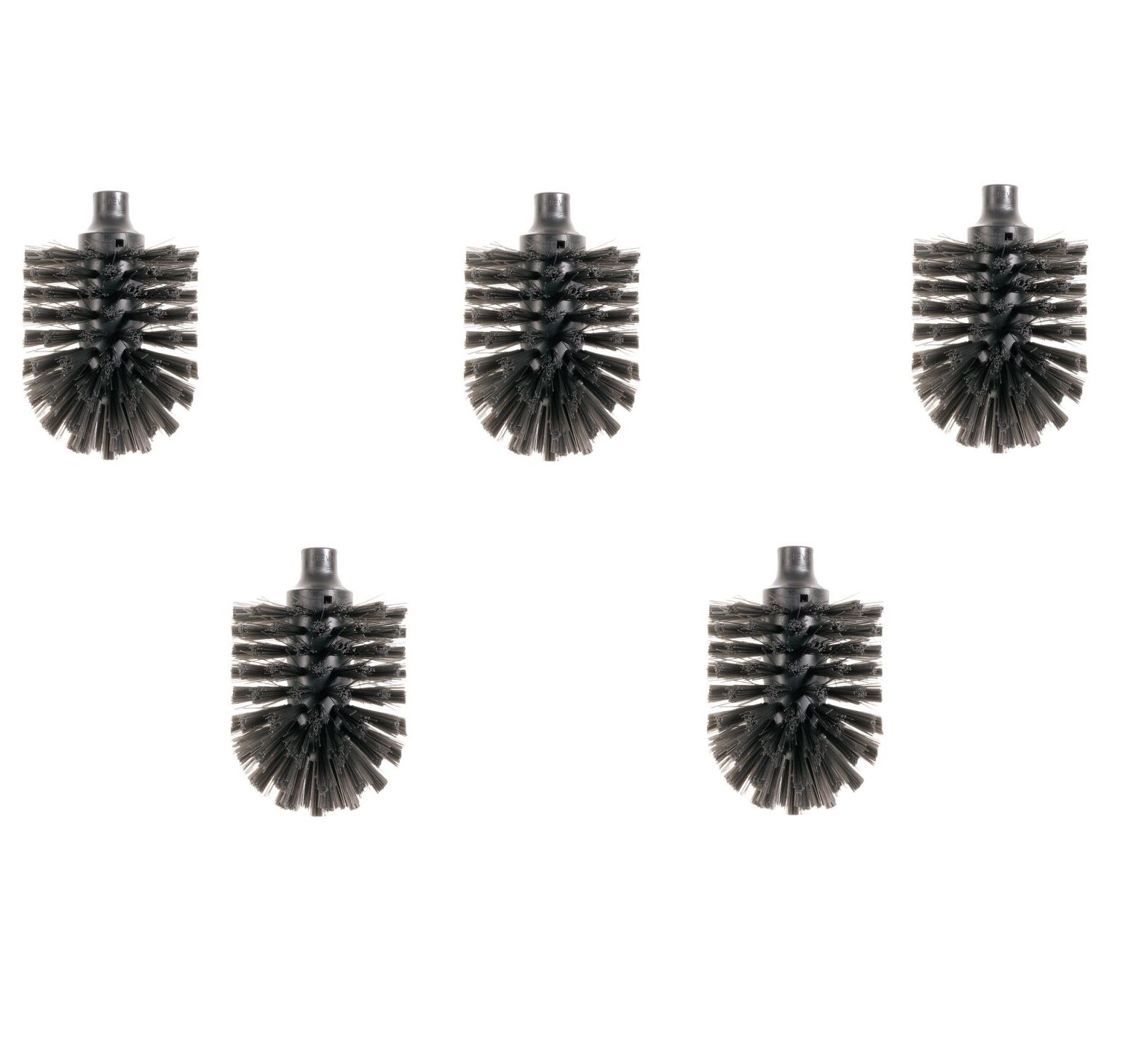 HEWI Ersatzbürstenkopf schwarz 5 Stück Durchmesser 81 mm Bajonettverschluss