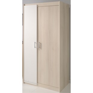 Parisot Kleiderschrank 2-trg. "Charly 21" Akazie-Weiß 