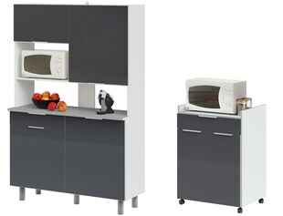 Parisot Buffet Set "Urban 2" Hochglanz-Grau 