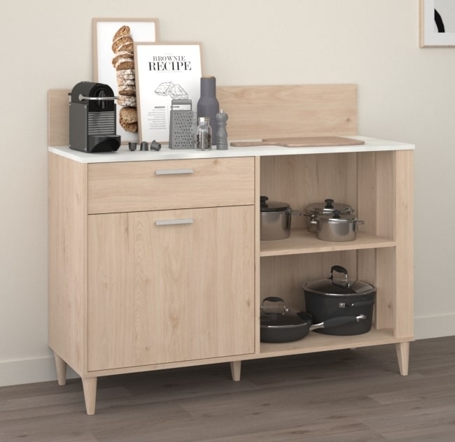 Parisot Beistellschrank "Gala 12" Jackson Eiche 