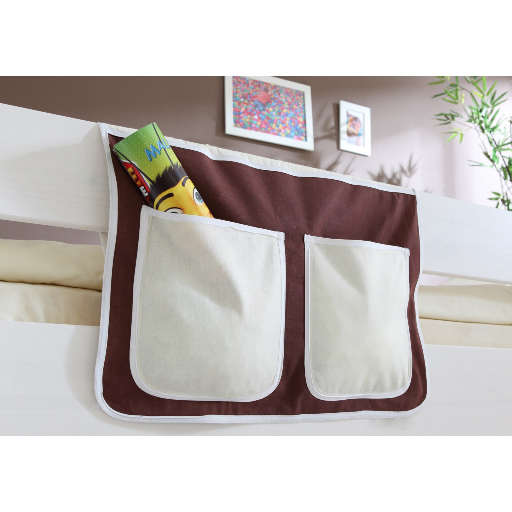 TiCAA Kinder Bett-Tasche f&uuml;r Hochbett und Etagenbett 