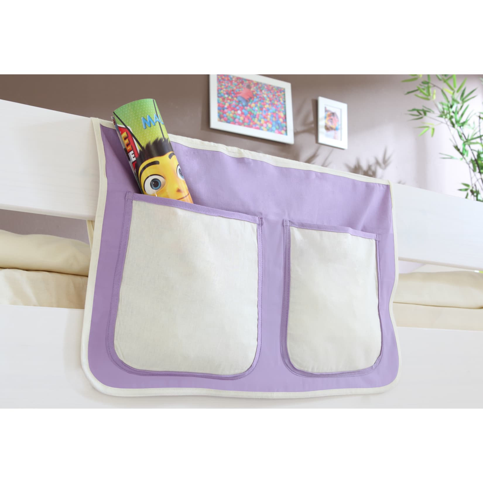 TiCAA Kinder Bett-Tasche f&uuml;r Hochbett und Etagenbett 