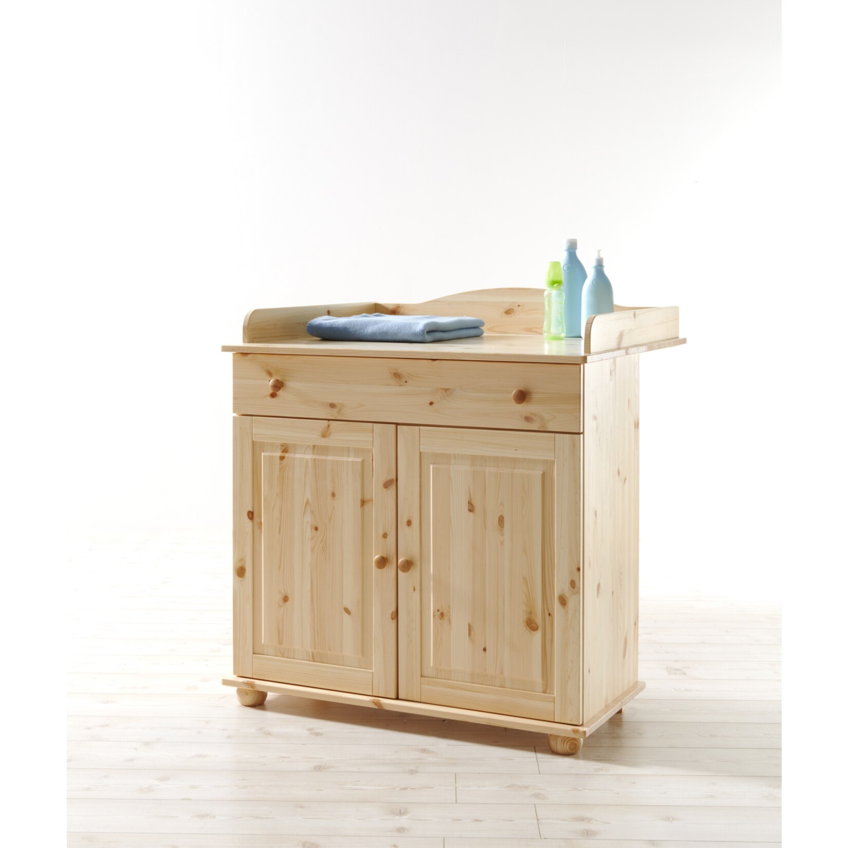 TiCAA Baby Wickelkommode Adam Kiefer Natur 