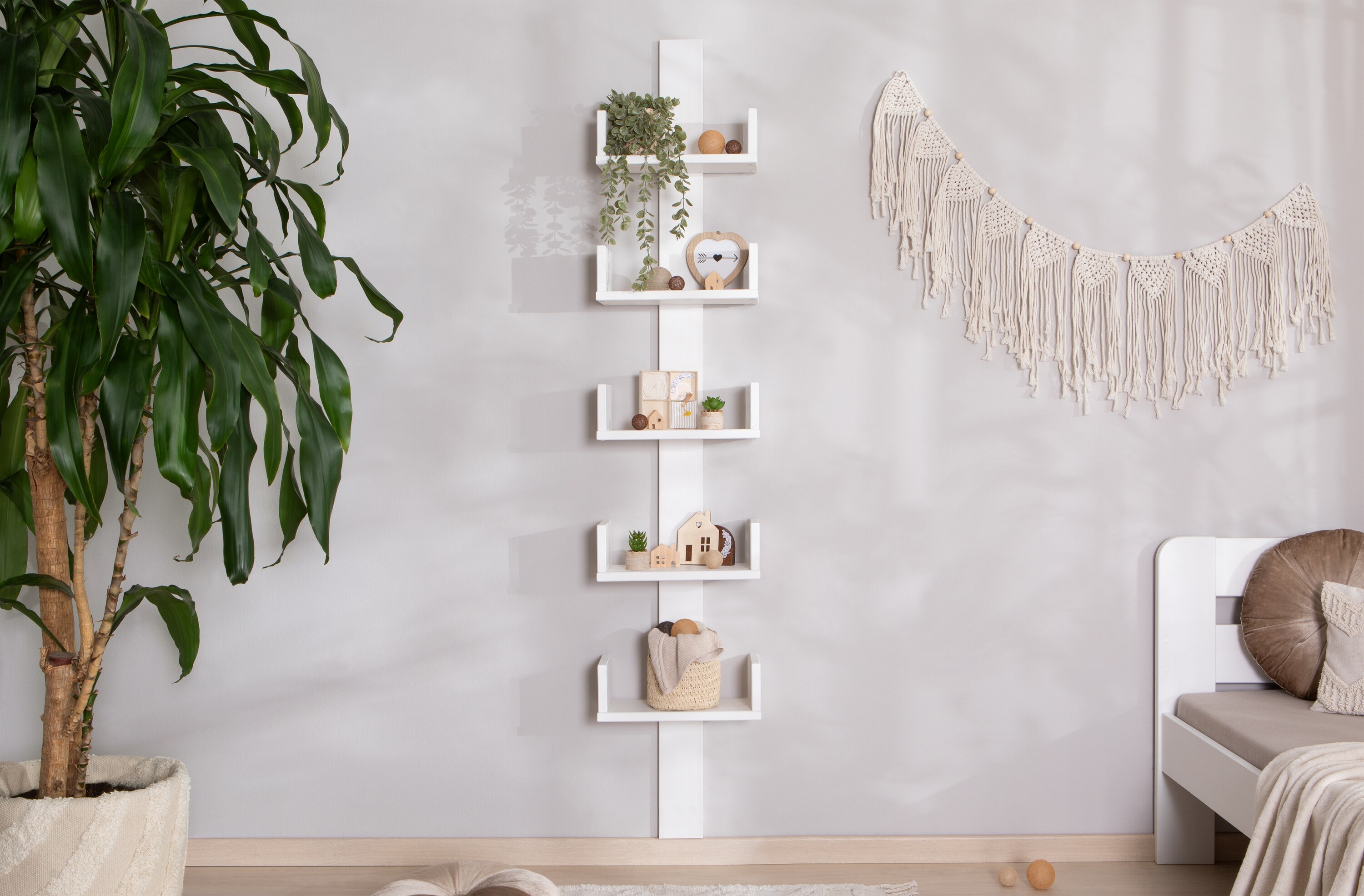 TiCAA Mehrzweckregal Pepe Kiefer Massiv 