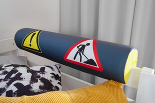 TiCAA Nackenrolle "Oskars Baustelle" für Hoch- und Etagenbetten 