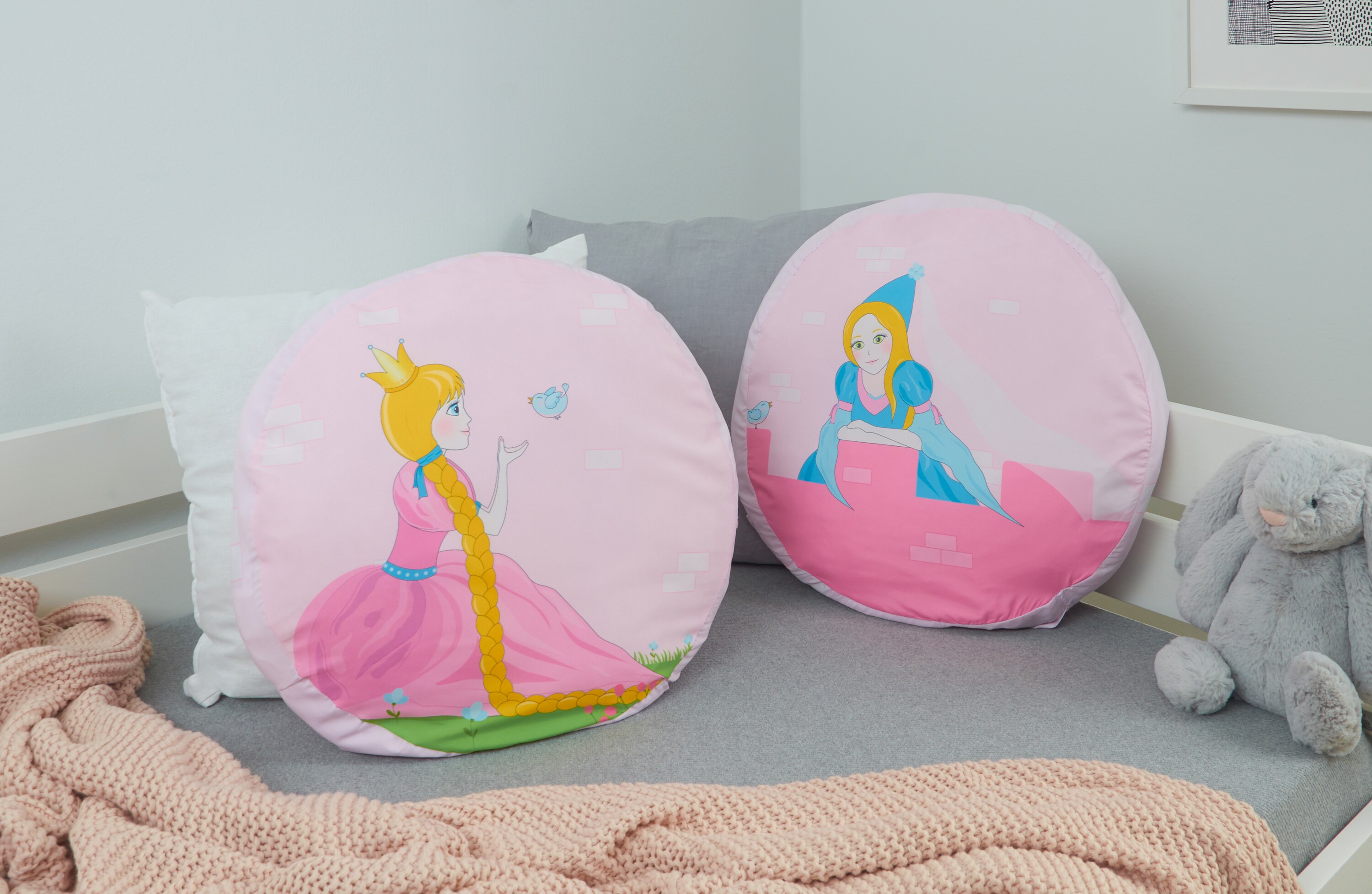TiCAA Kinder Rundkissen-Set "Prinzessin Liora" 