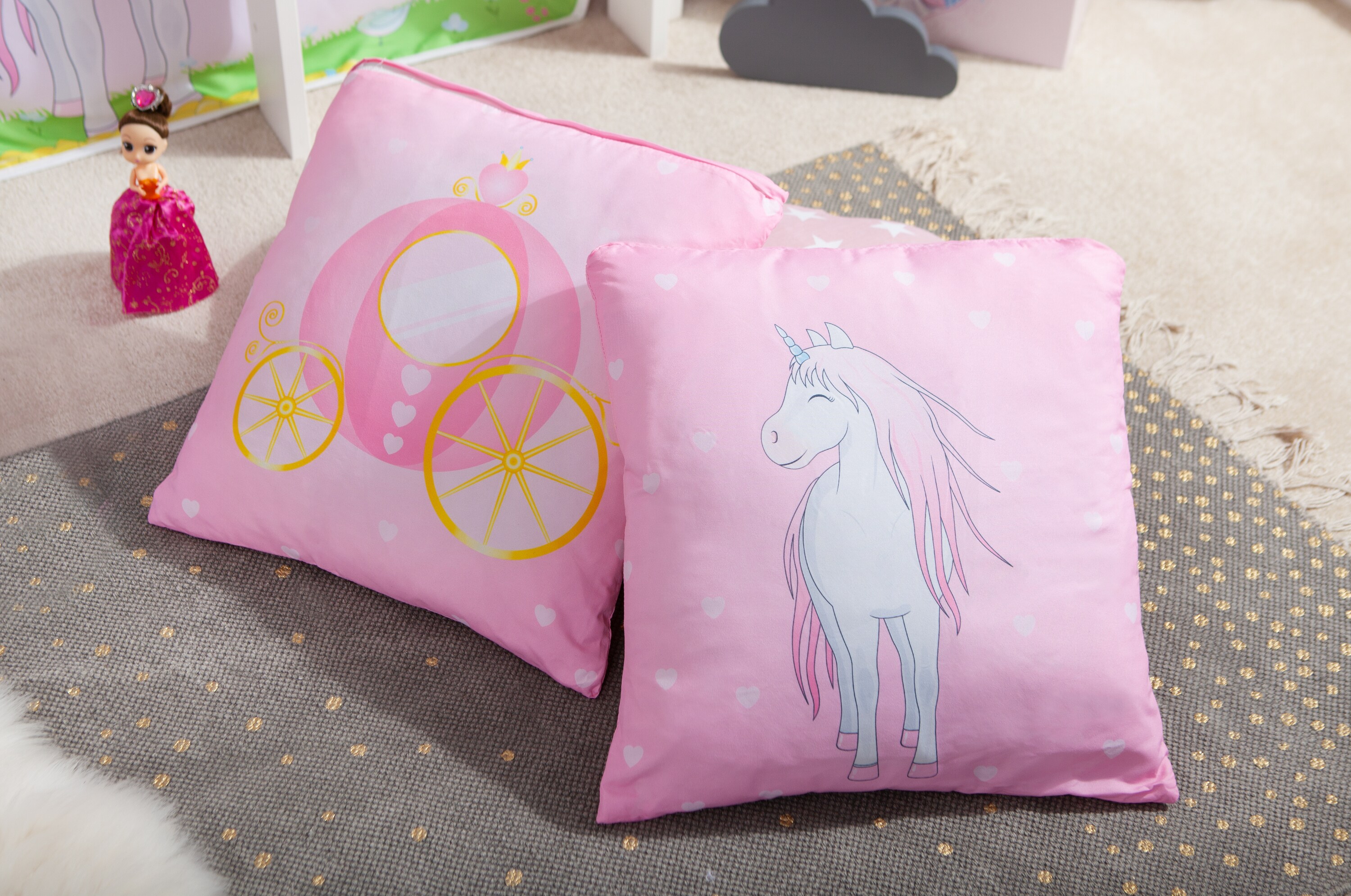 TiCAA Kinder Kissen-Set "Prinzessin Liora" 