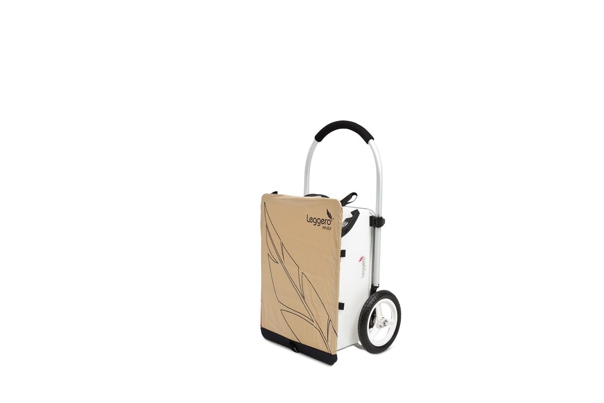 Trolley Max - Einkaufswagen beige/marine 