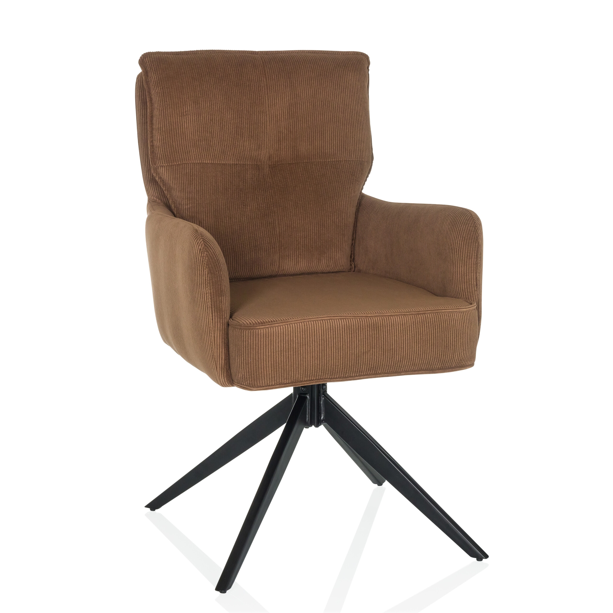 hjh LIVING Polsterstuhl TARUGO Stoff mit Armlehnen - Bild 1