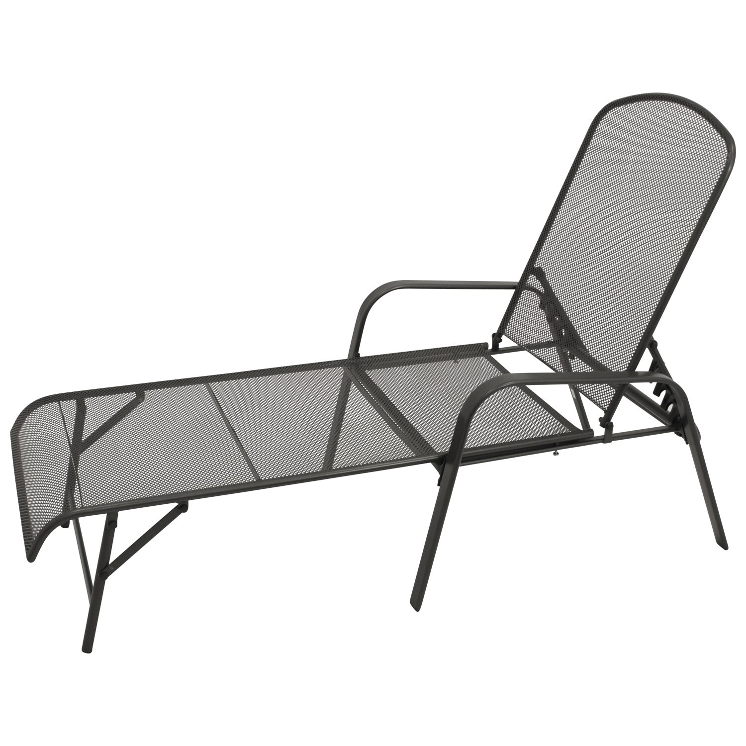 DEGAMO Gartenliege CLASSIC, Streckmetall anthrazit 