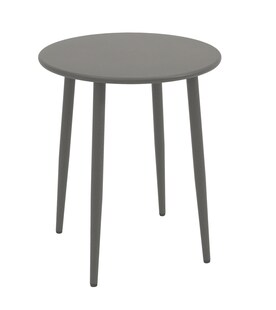 DEGAMO Bistrotisch DENVER 60cm rund, Metall grau 