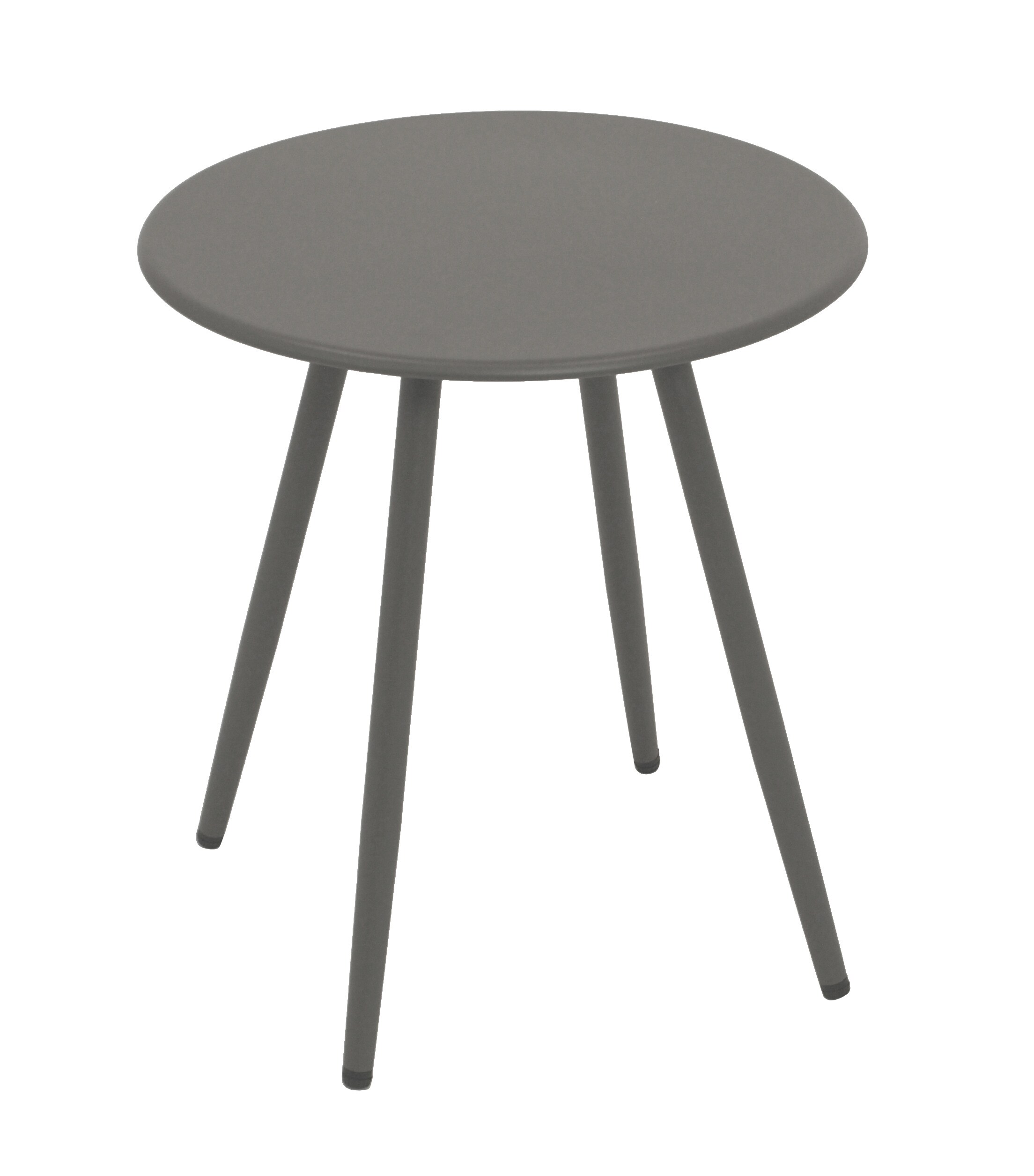 DEGAMO Beistelltisch DENVER 45cm rund, Metall grau 