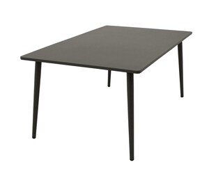 DEGAMO Tisch DENVER 100x160cm, Metall anthrazit 