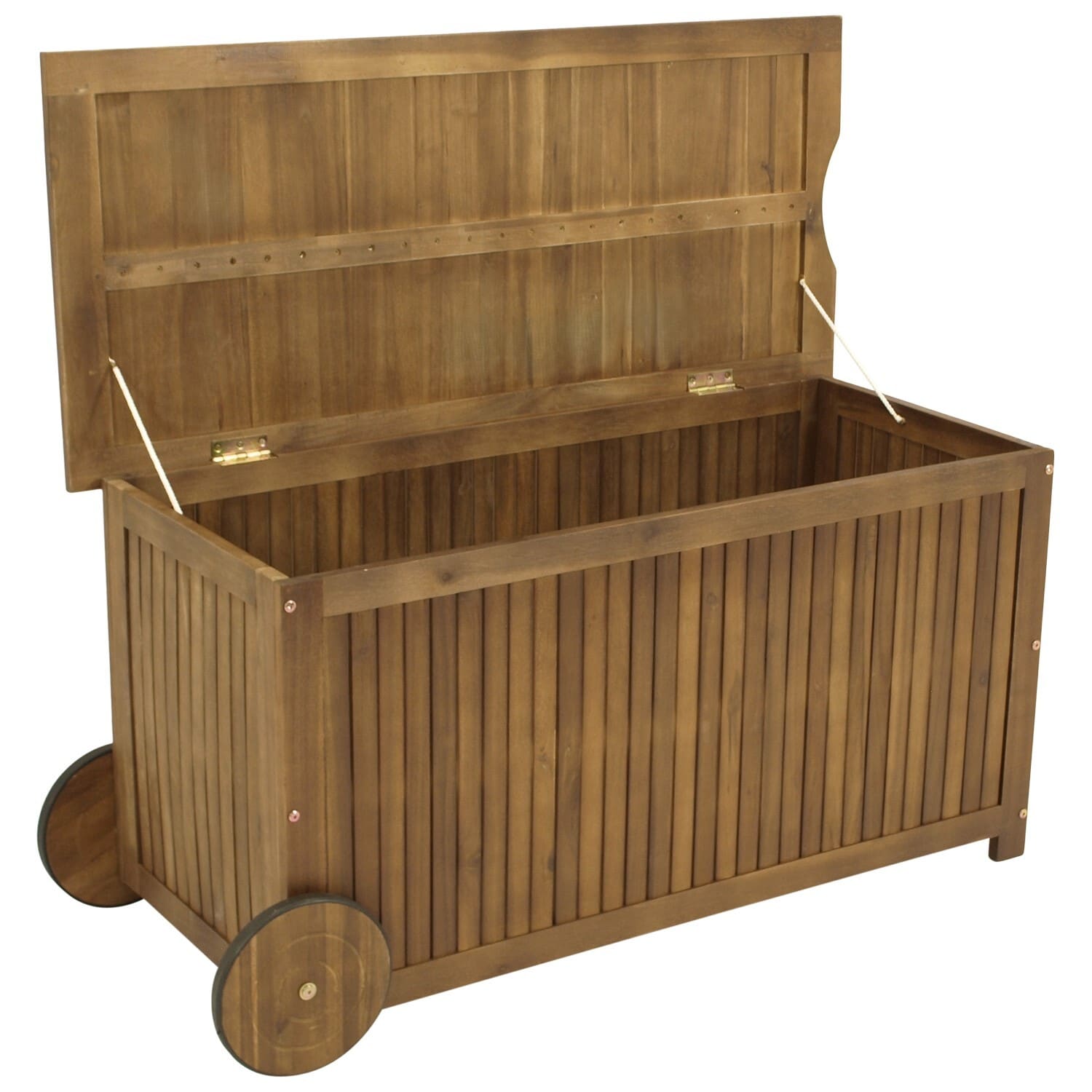 DEGAMO Auflagenbox NAVARRA mit Rollen, Akazie ge&ouml;lt, FSC-zertifiziert 