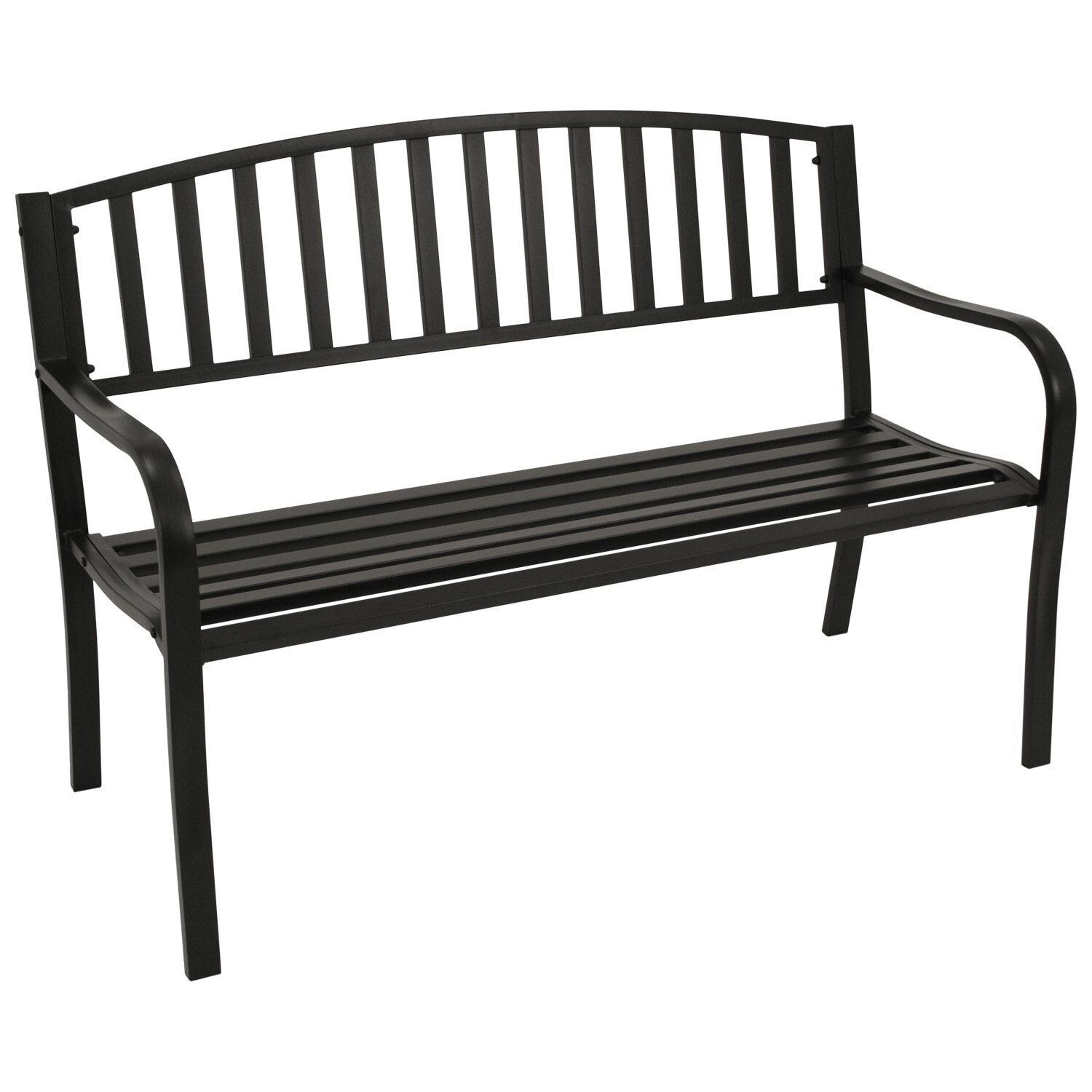 DEGAMO Bank NEWPORT 2-sitzer, Metall schwarz 