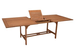 DEGAMO Ausziehtisch 180/230x100cm, Eukalyptus geölt 