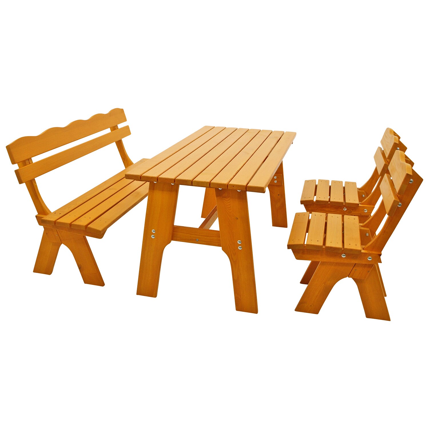 DEGAMO Garnitur FREITAL 4-teilig 150cm, Kiefer 