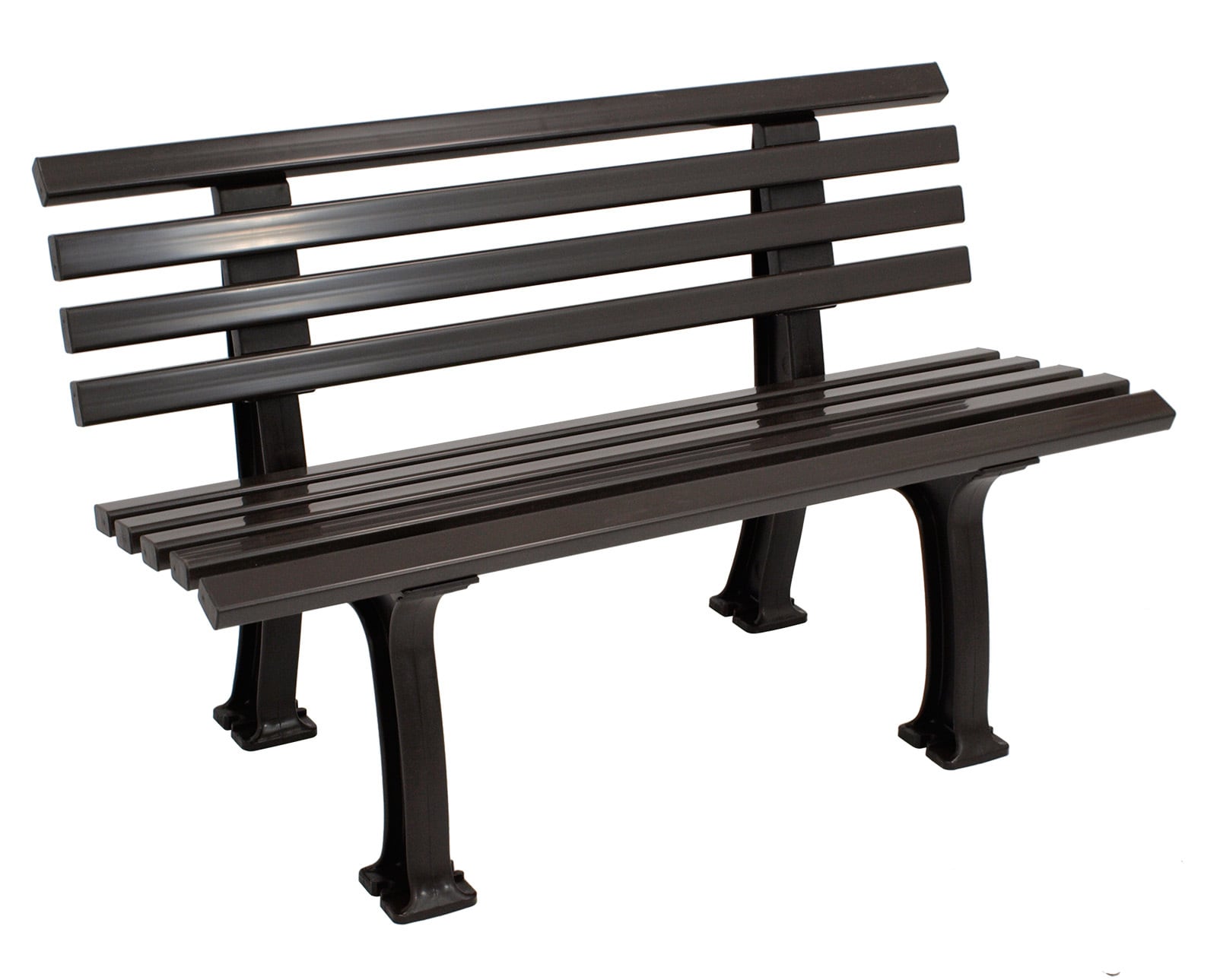 gartenmoebel-einkauf Bank IBIZA 2-sitzer, Kunststoff braun 