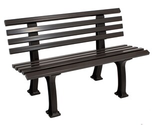 gartenmoebel-einkauf Bank IBIZA 2-sitzer, Kunststoff braun 