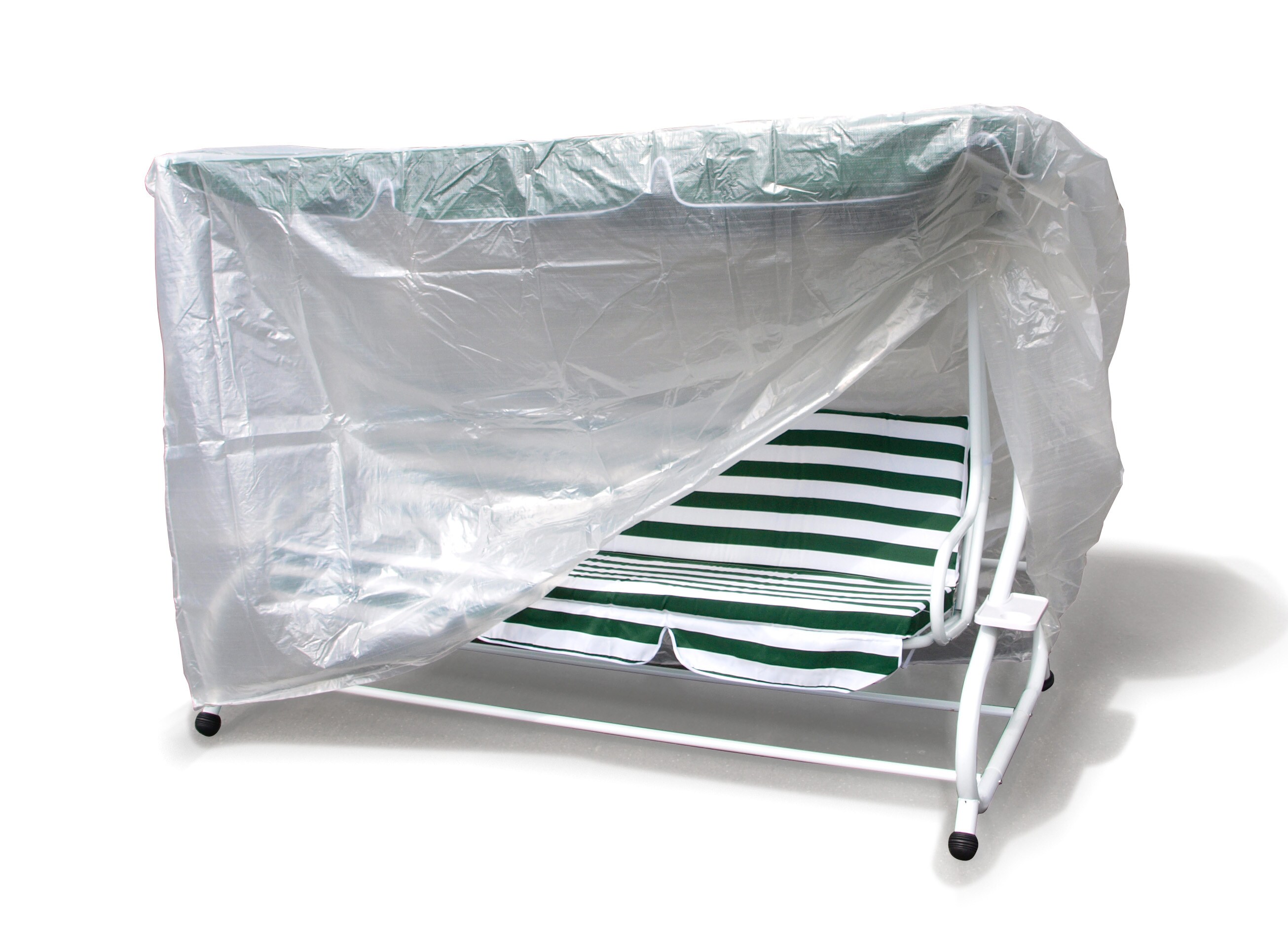 DEGAMO Abdeckhaube Hollywoodschaukel 3-stizer 215cm, PE transparent 