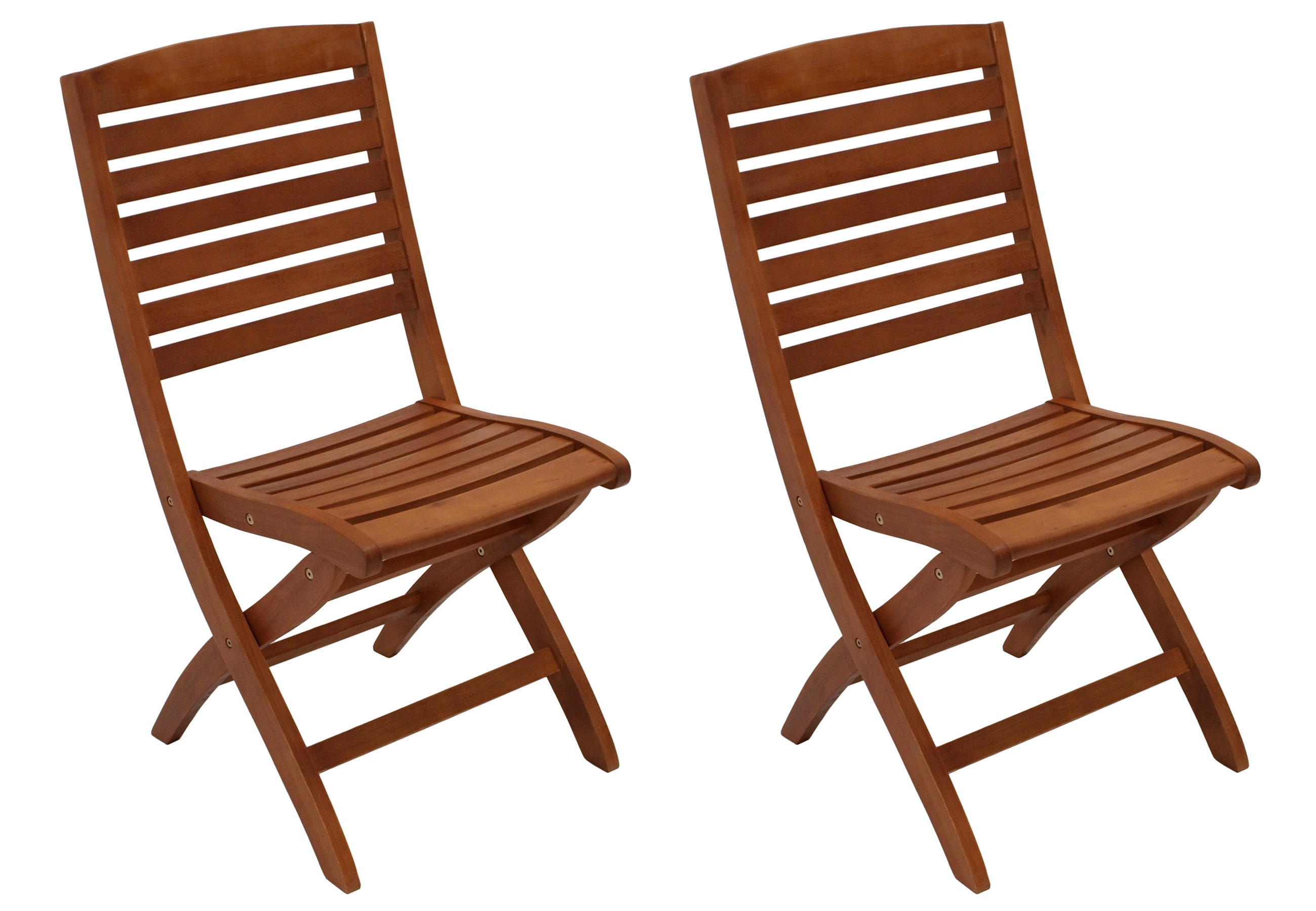 DEGAMO Klappstuhl CAPO, Eukalyptus ge&ouml;lt, 2 St&uuml;ck, 