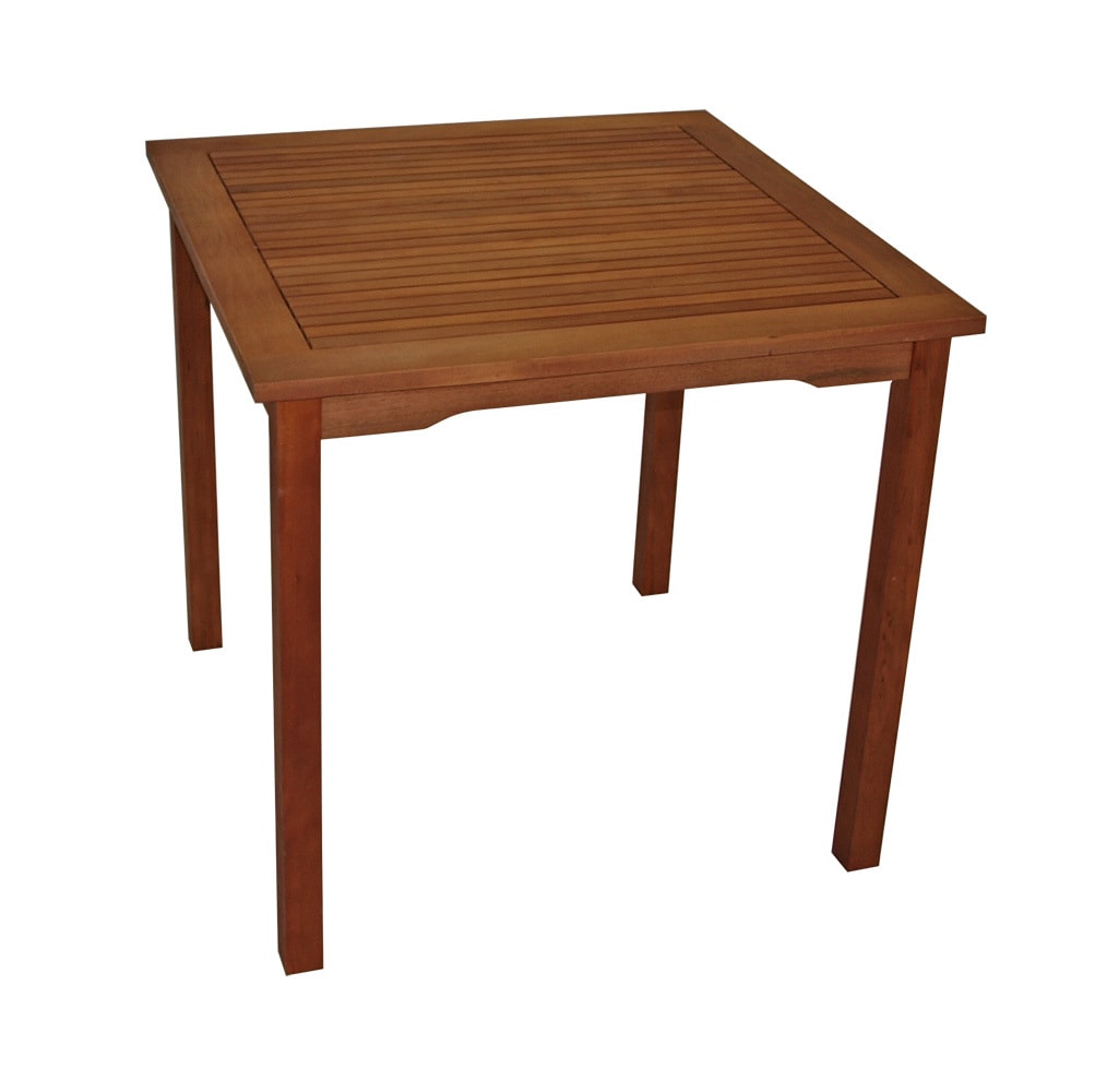 DEGAMO Tisch LAGO 75x75cm, Eukalyptus ge&ouml;lt, 