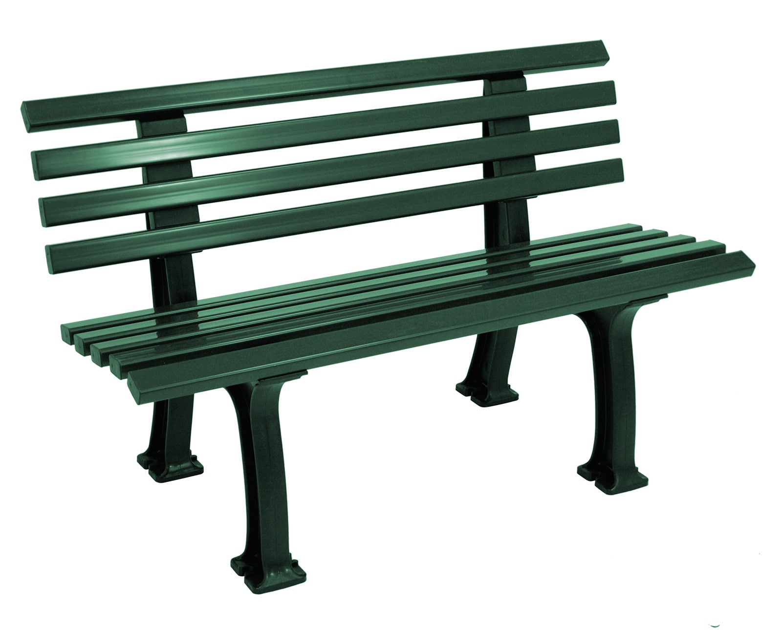 gartenmoebel-einkauf Bank IBIZA 2-sitzer, Kunststoff gr&uuml;n 