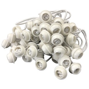 DEGAMO Gummispanner für Zeltplanen, 50 Stück 