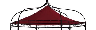 DEGAMO Ersatzdach für Pavillon MODENA, Polyester PVC-beschichtet bordeaux 