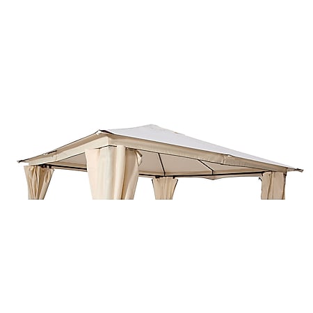 DEGAMO Ersatzdach für Pavillon VENEZIA, Polyester PVC-beschichtet écru 