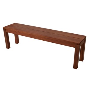 DEGAMO Hockerbank BRASILIA 3-sitzer, Eukalyptus geölt 