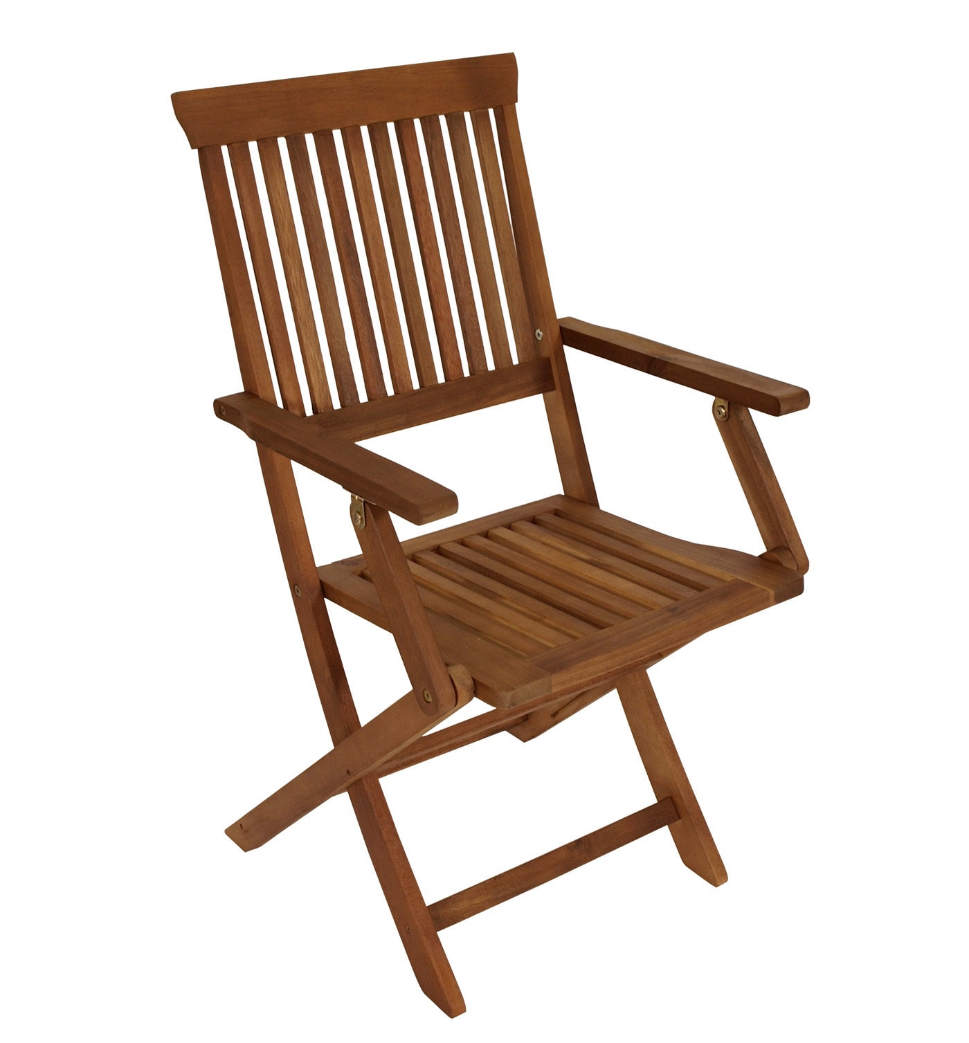 DEGAMO Klappstuhl mit Armlehnen TOBAGO 4-er Set, Akazie ge&ouml;lt 