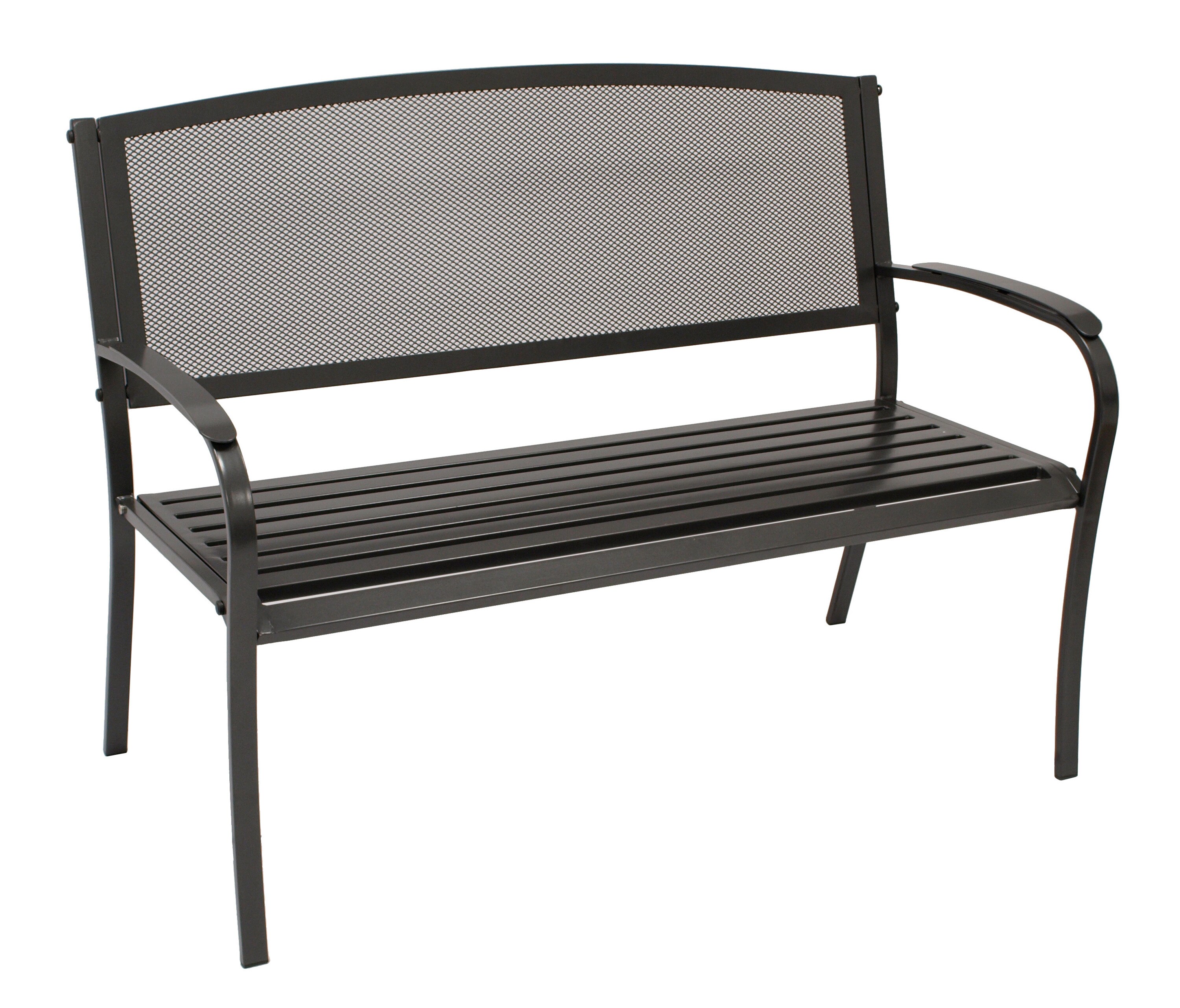 DEGAMO Bank COMO 2-sitzer, Streckmetall anthrazit 