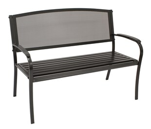 DEGAMO Bank COMO 2-sitzer, Streckmetall anthrazit 