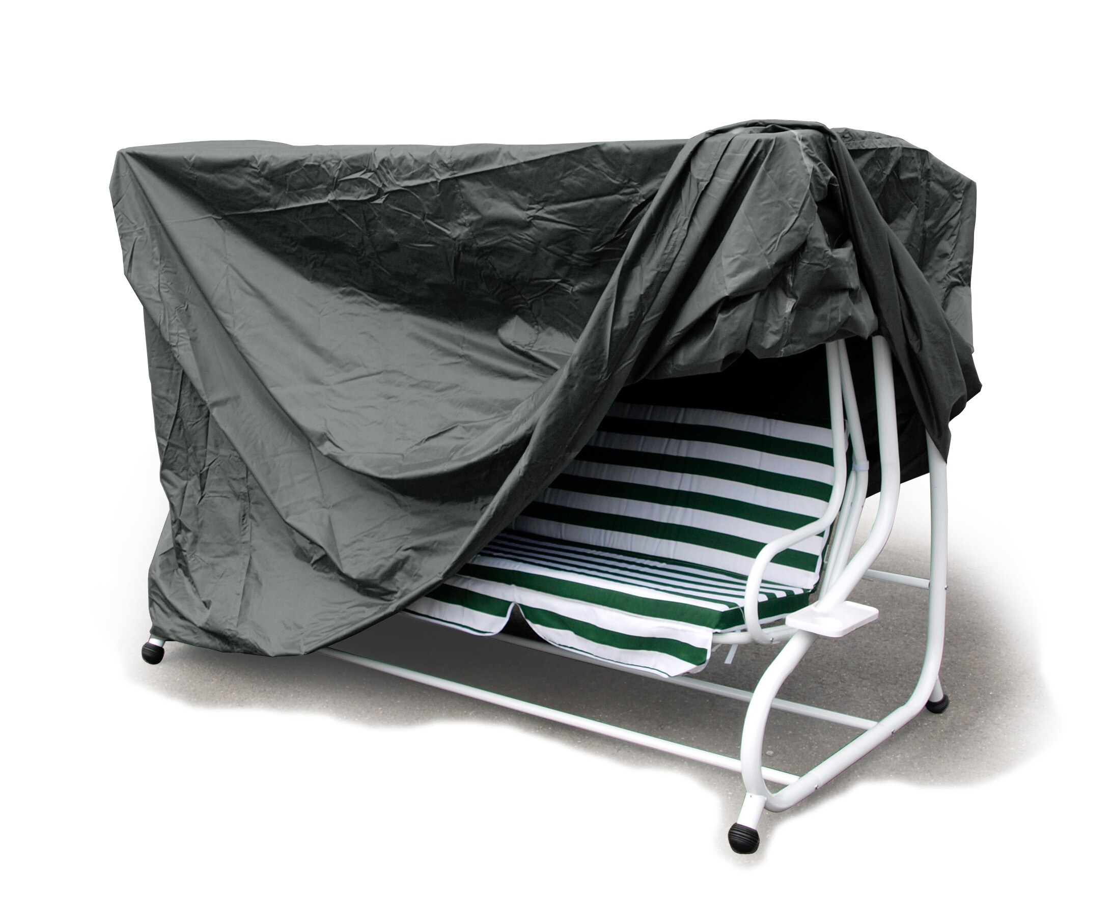 DEGAMO Abdeckhaube Hollywoodschaukel 4-sitzer 250cm, Polyester PE-beschichtet grau 