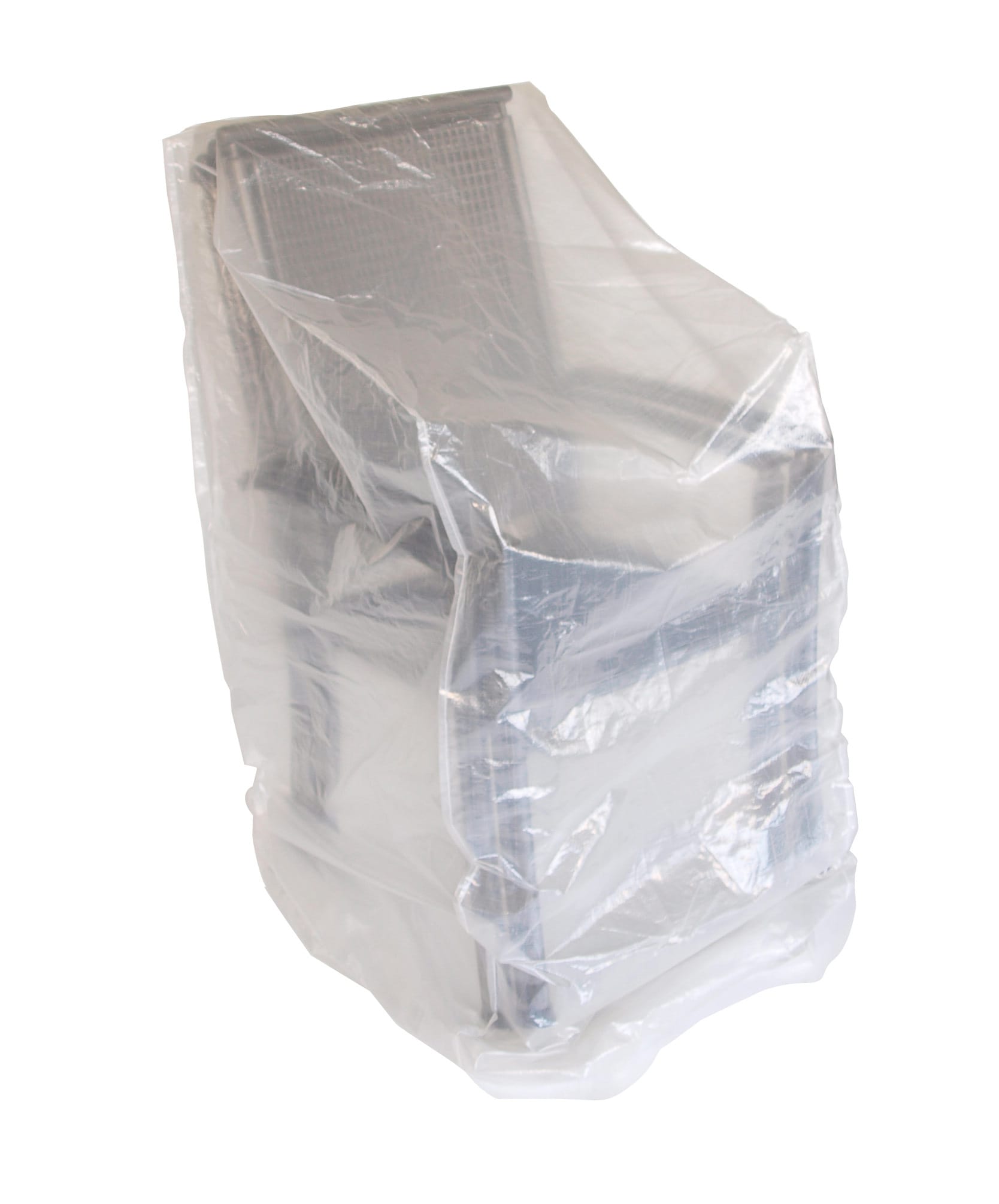 DEGAMO Abdeckhaube Stapelst&uuml;hle 150cm, PE transparent 