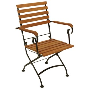 DEGAMO Klappsessel HOFGARTEN, Flachstahl schwarz + Eukalyptus geölt, 2 Stück, FSC®-zertifiziert 