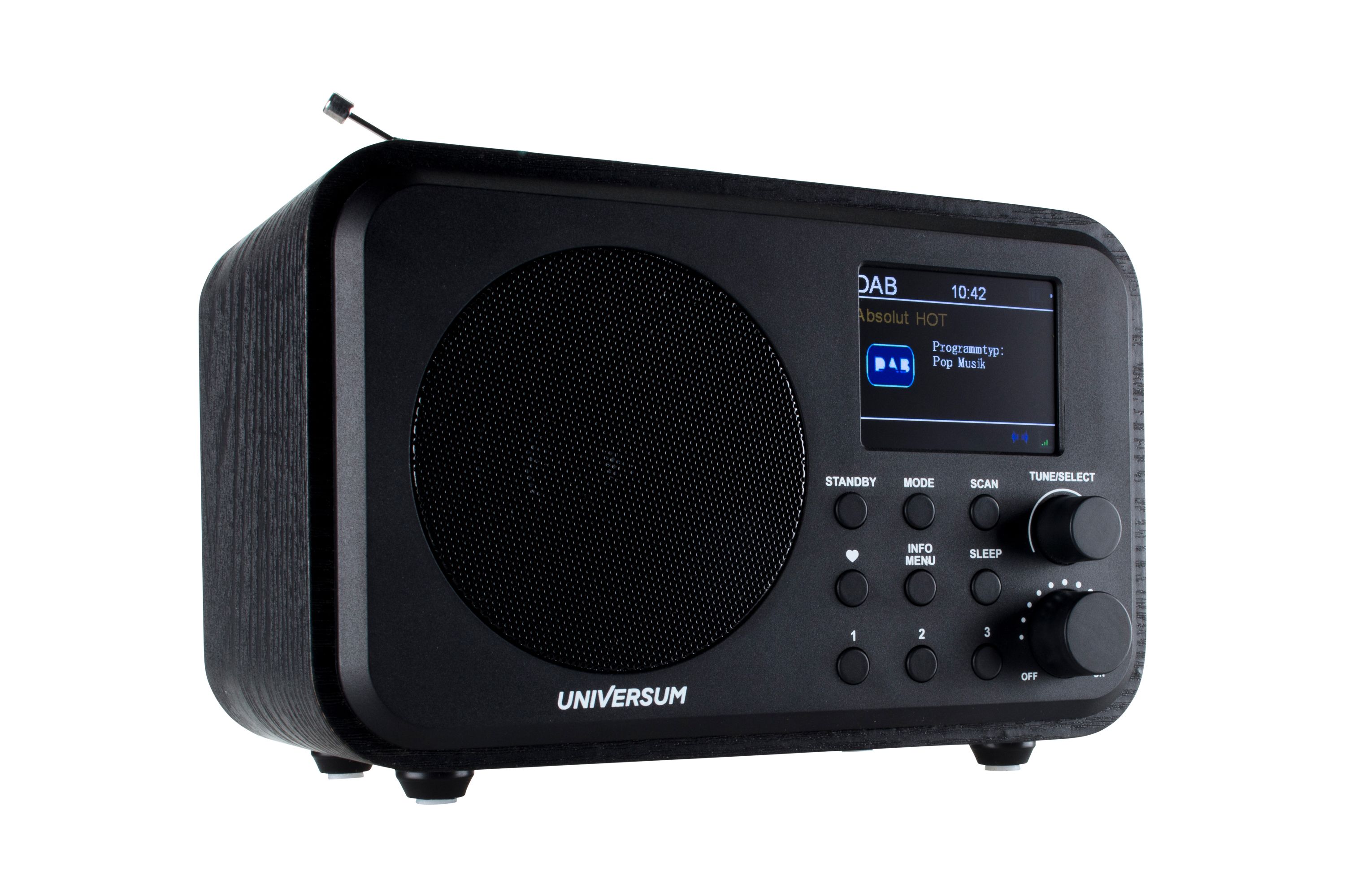 UNIVERSUM DR 300 &ndash; DAB Digitalradio & UKW Radio &ndash; Bluetooth, Kopfh&ouml;rerausgang, Akku-Betrieb 