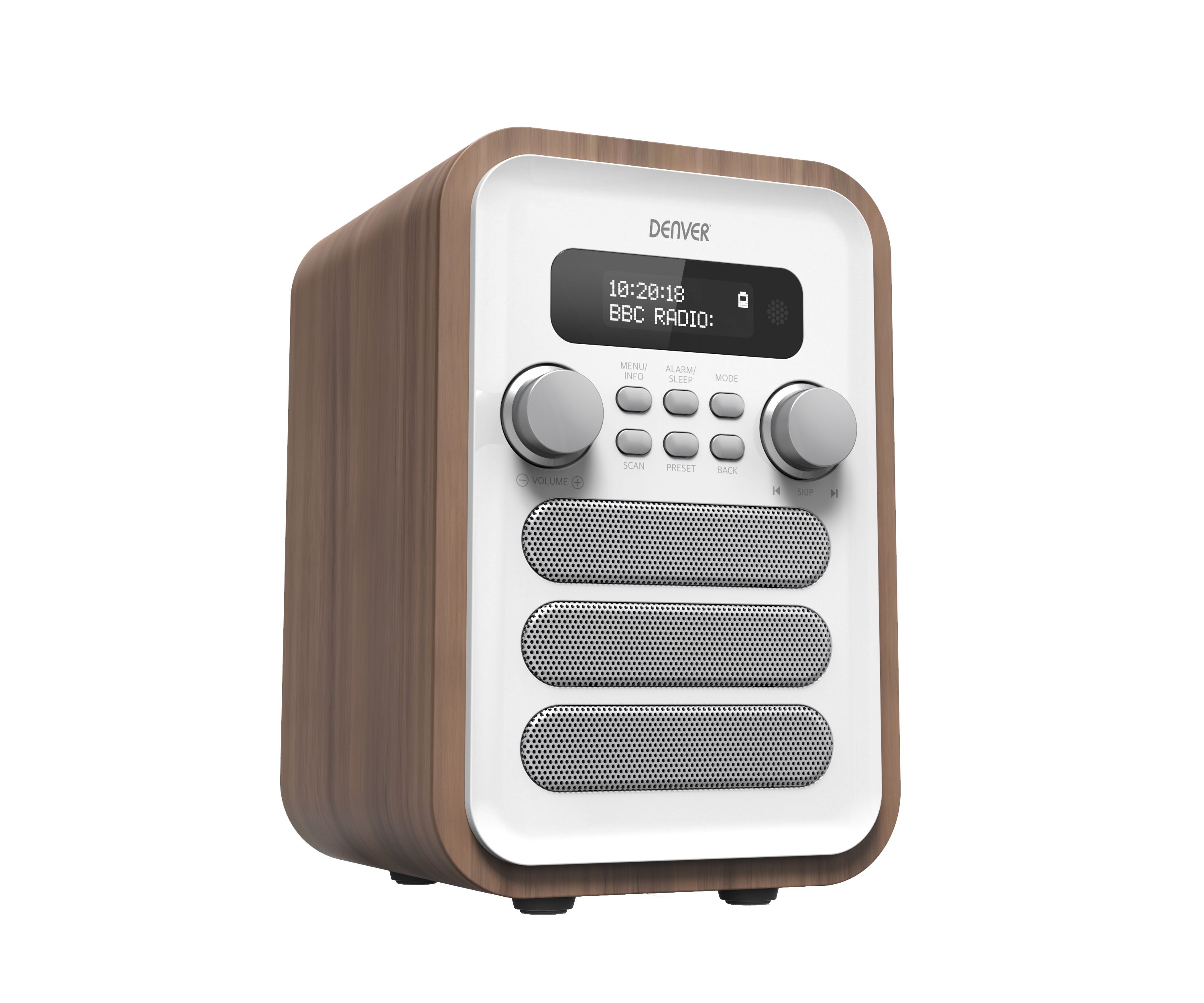 DAB UKW Radio mit Weckfunktion, Bluetooth und Kopfh&ouml;rerausgang 