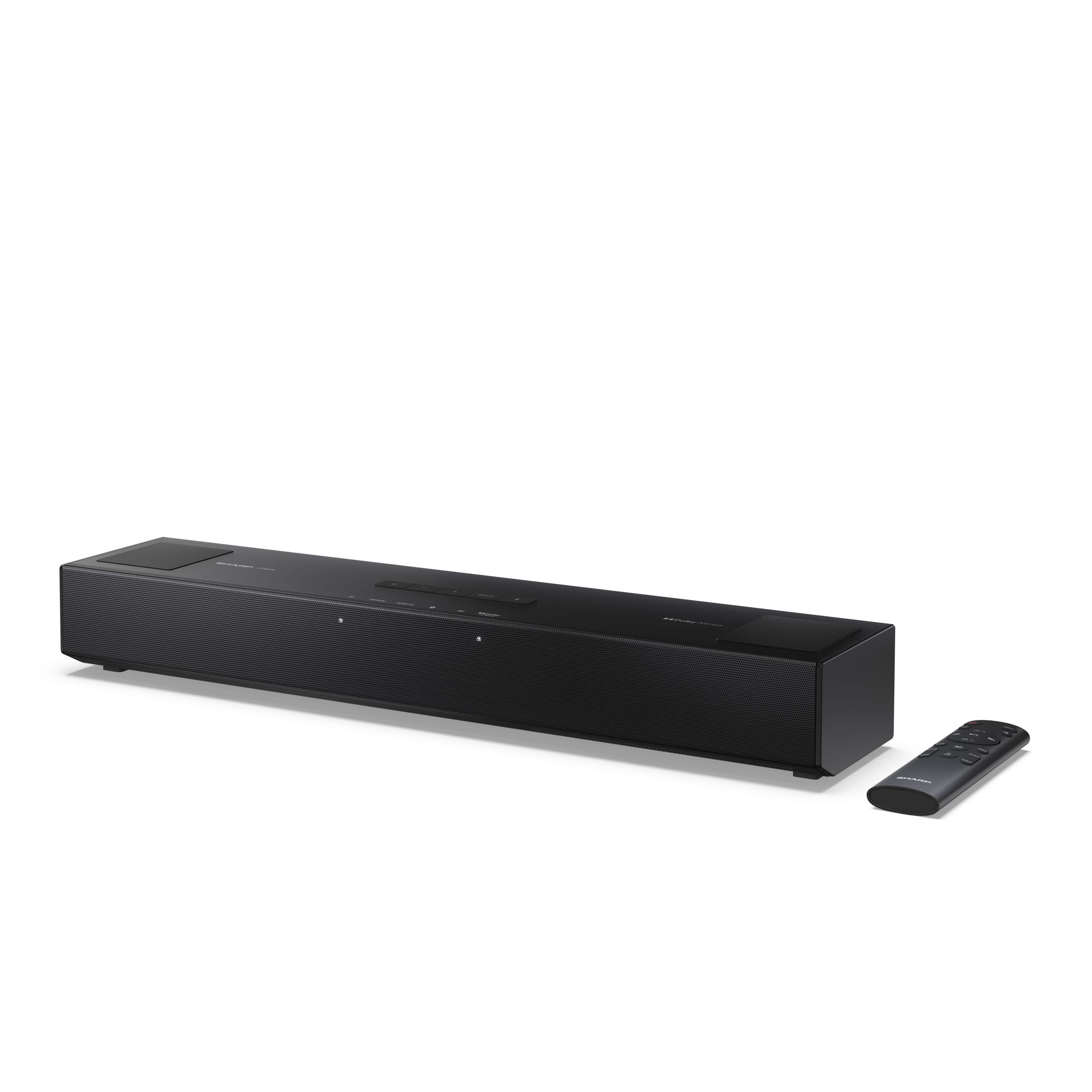 SHARP HT-SB700 &ndash; Dolby Atmos Soundbar (2.0.2) mit Bluetooth 5.3 & HDMI eARC &ndash; 140W Spitzenleistung, Nachtmodus 